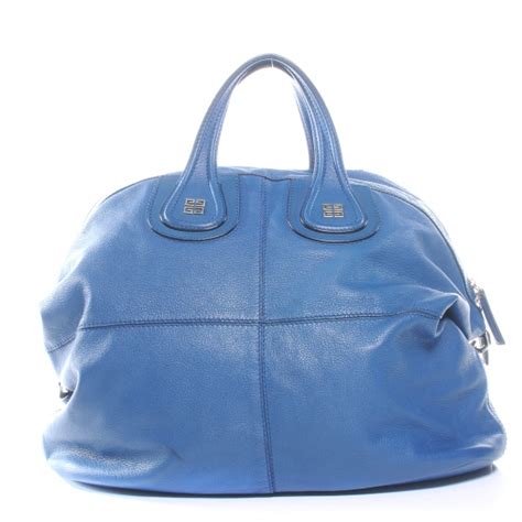 givenchy nightingale cobalt blue|GIVENCHY Leather Large Nightingale Cobalt Blue.